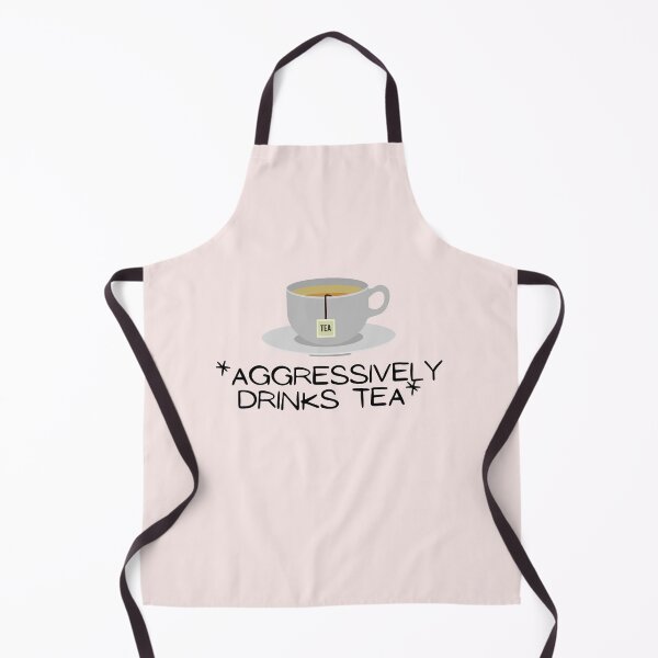 Item preview, Aggressively Drinks Tea Stickers designed and sold by Paper Hearteu.