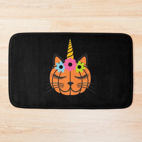 Item preview, Cute cat pumpkin unicorn Halloween designed and sold by Mandala108.