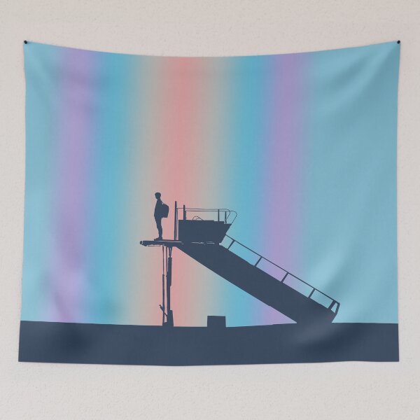 Item preview, Person waiting on a boarding staircase to travel again designed and sold by Aura-E.