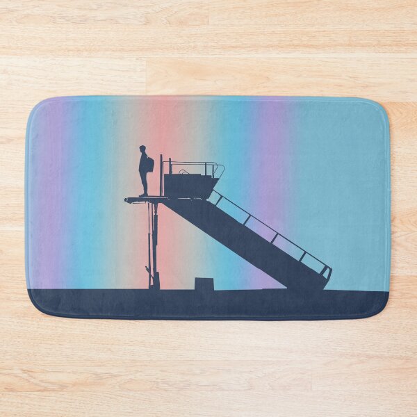 Item preview, Person waiting on a boarding staircase to travel again designed and sold by Aura-E.