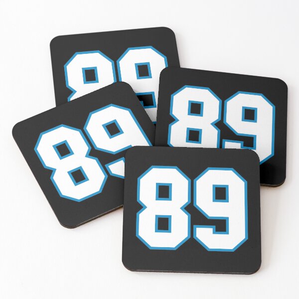 Item preview, Jersey White and Blue Number eighty-nine eight-nine 89 designed and sold by forYOUand.