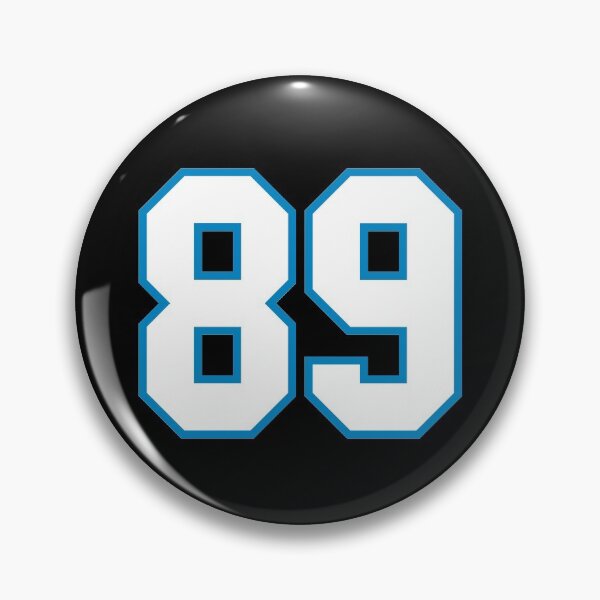 Item preview, Jersey White and Blue Number eighty-nine eight-nine 89 designed and sold by forYOUand.
