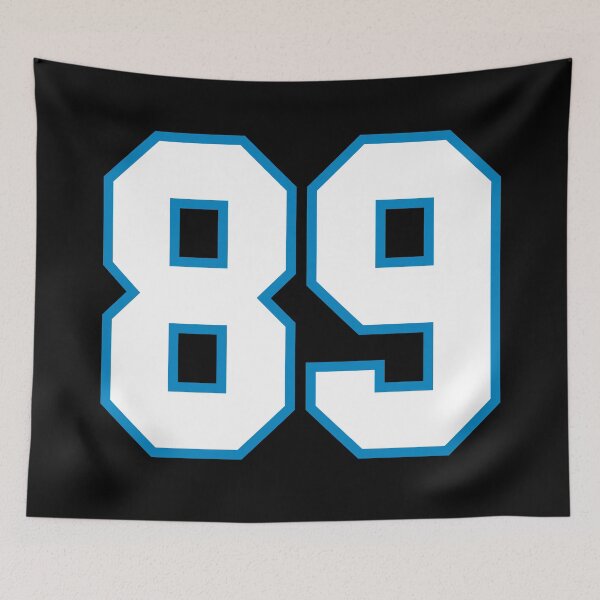 Item preview, Jersey White and Blue Number eighty-nine eight-nine 89 designed and sold by forYOUand.