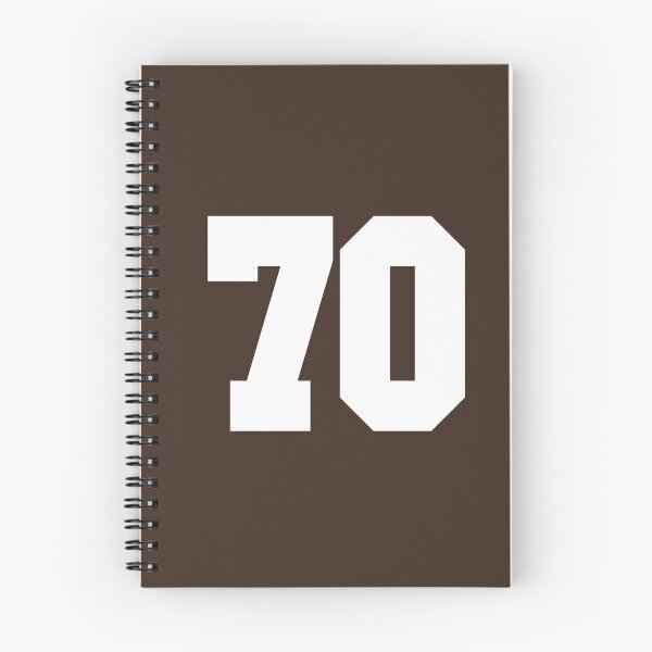 Item preview, 70 Number Cleveland Sports Seventy Brown Jersey designed and sold by HelloFromAja.