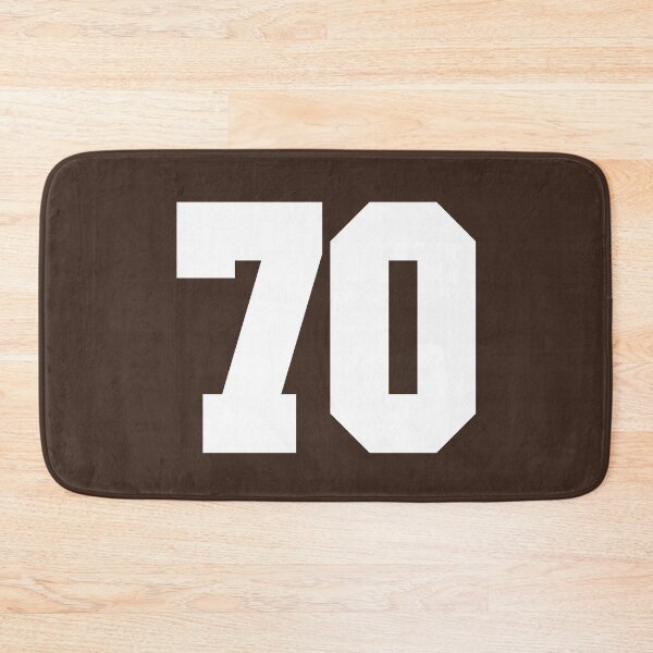 Item preview, 70 Number Cleveland Sports Seventy Brown Jersey designed and sold by HelloFromAja.