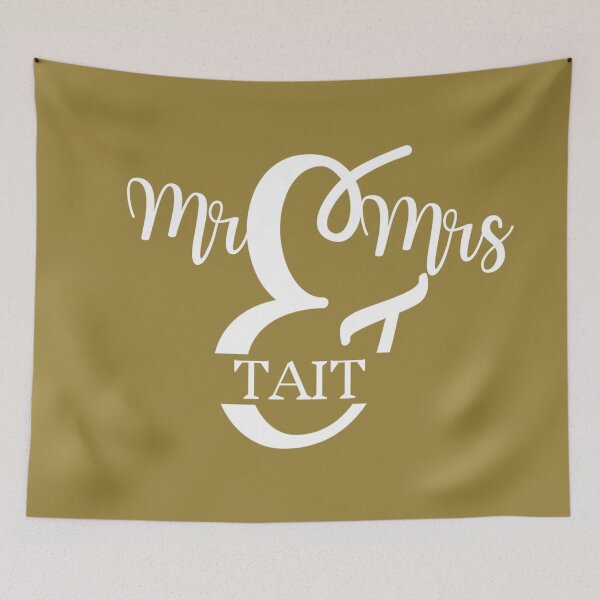 Item preview, Mr & Mrs TAIT | GOLD designed and sold by yourscotborders.