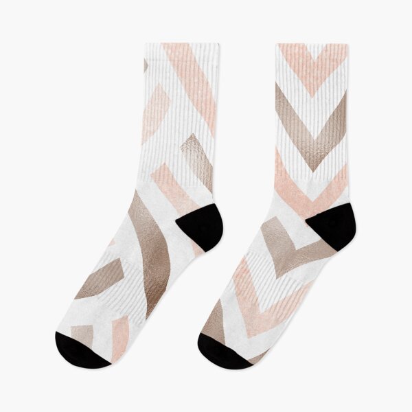 Item preview, Rose gold chevrons designed and sold by peggieprints.