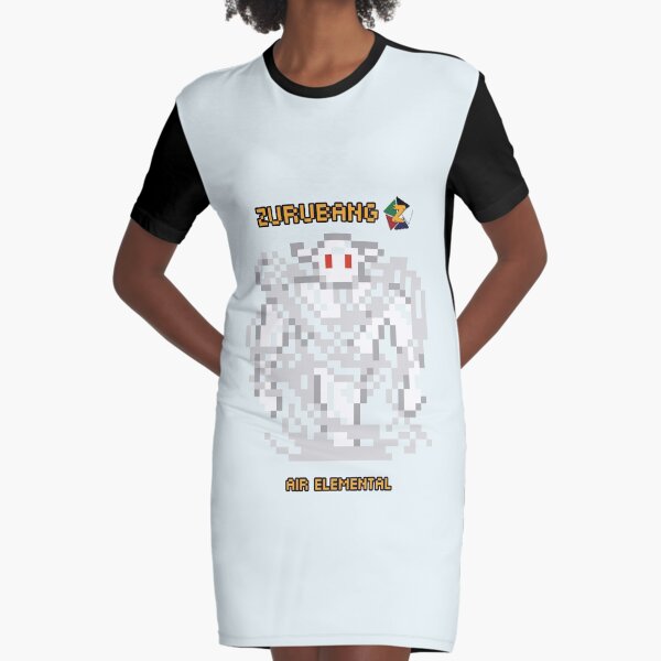 Air Elemental - Zurubang Graphic T-Shirt Dress