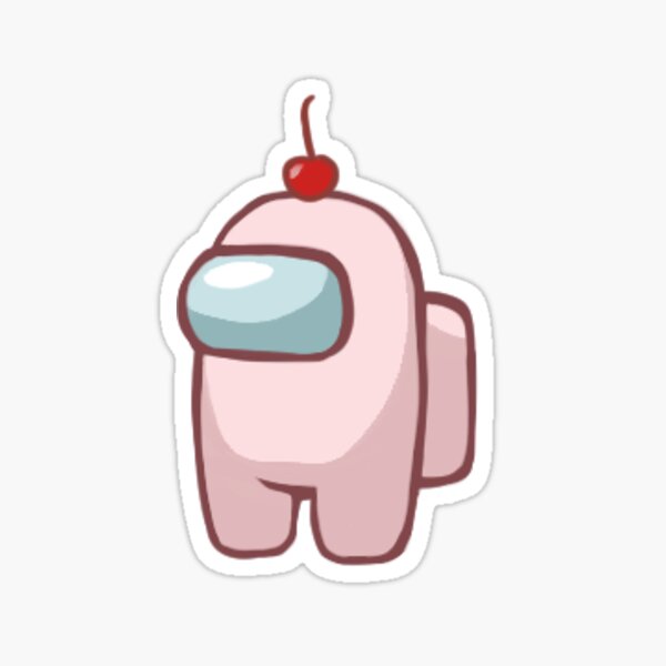 Cherry Crewmate Among Us Stickers | Redbubble