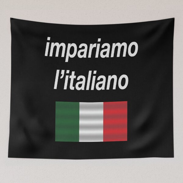 Item preview, impariamo l'italiano Italian language quote designed and sold by nuz2.