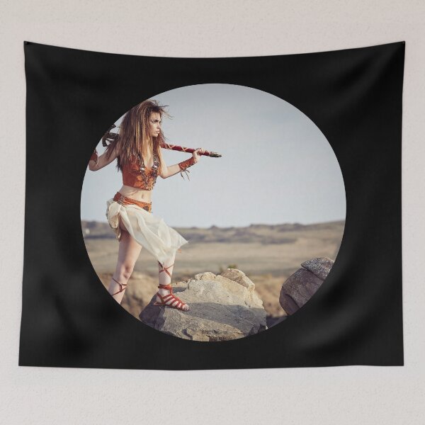 Item preview, Viking Shield-maiden - Circular Image designed and sold by Orkneyology.