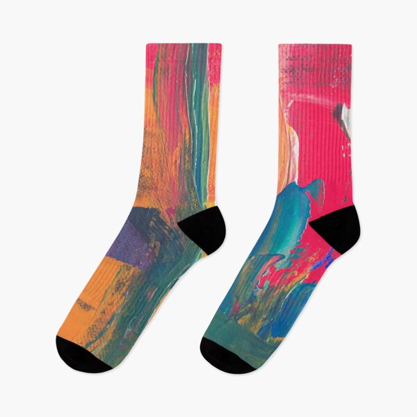 Item preview,  Pink Orange Blue Teal Abstract  designed and sold by IamTrending.