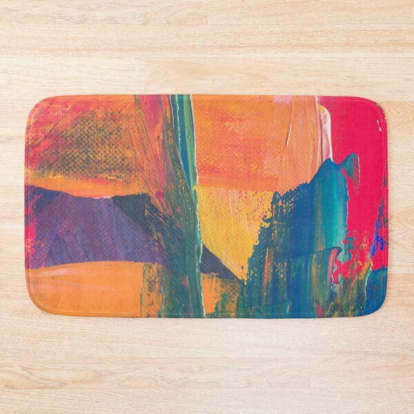 Item preview,  Pink Orange Blue Teal Abstract  designed and sold by IamTrending.