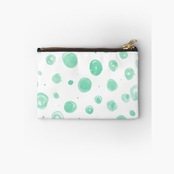 Item preview, Dots and Spots Mint Watercolour  designed and sold by Jenie Yolland.