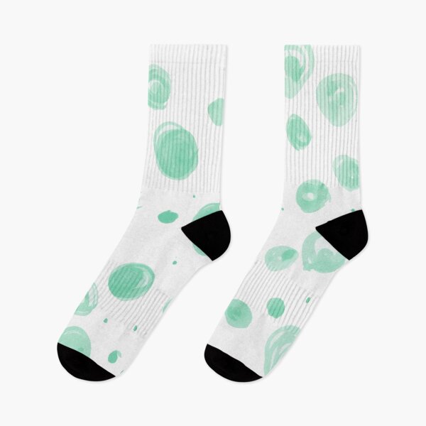 Item preview, Dots and Spots Mint Watercolour  designed and sold by Jenie Yolland.