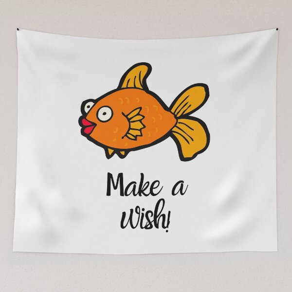 Item preview, Golden fish - Make a wish designed and sold by LittleAngy.