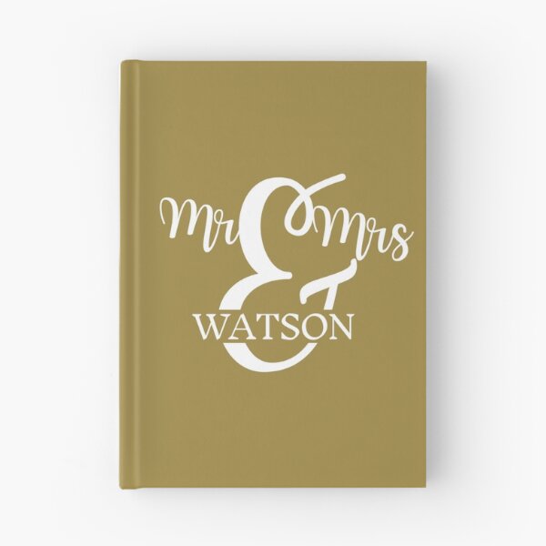 Item preview, Mr & Mrs WATSON | GOLD designed and sold by yourscotborders.