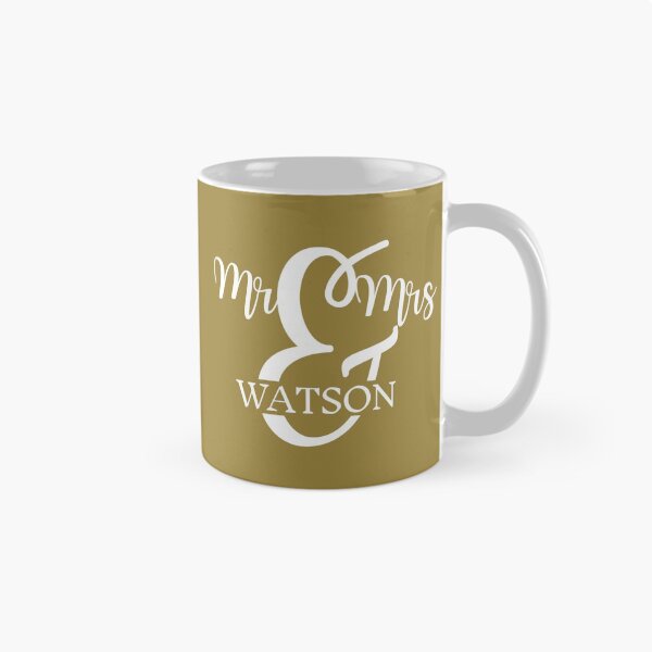 Aperçu de l'œuvre Mr & Mrs WATSON | GOLD créée et vendue par yourscotborders.