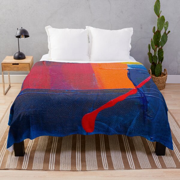 Item preview, Fuchsia Yellow Blue Abstract designed and sold by IamTrending.