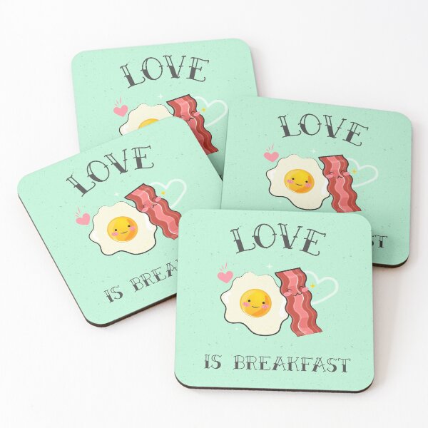 Item preview, Eggs and Bacon, "LOVE is BREAKFAST" designed and sold by tepalistings.