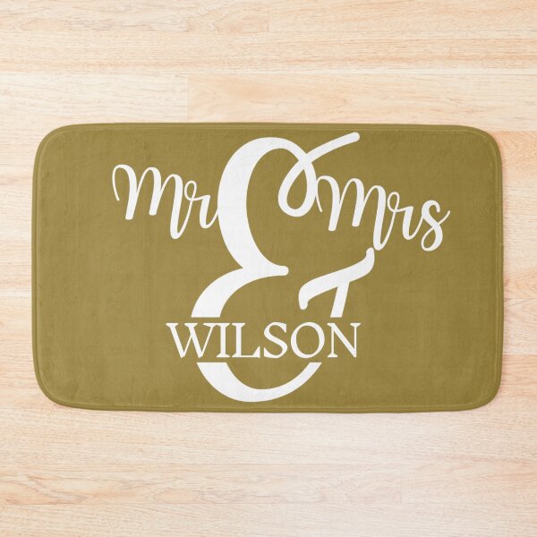 Item preview, Mr & Mrs WILSON | GOLD designed and sold by yourscotborders.