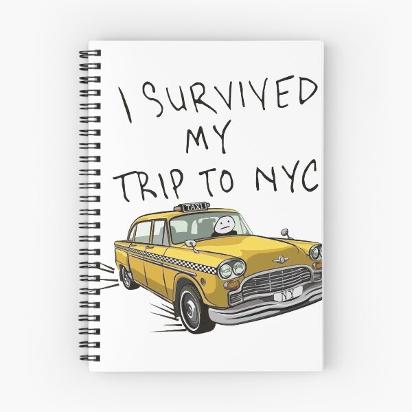 Item preview, Men New York I Survived My Trip to NYC designed and sold by QuriousAlexis.