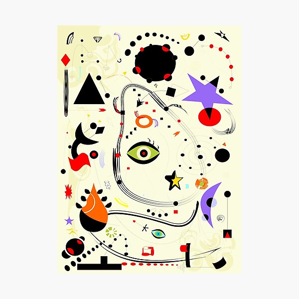 Item preview, Miro Abstract Painting designed and sold by Motiveers.