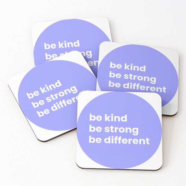 Item preview, Be Kind Be Strong Be Different  designed and sold by namaste-you.