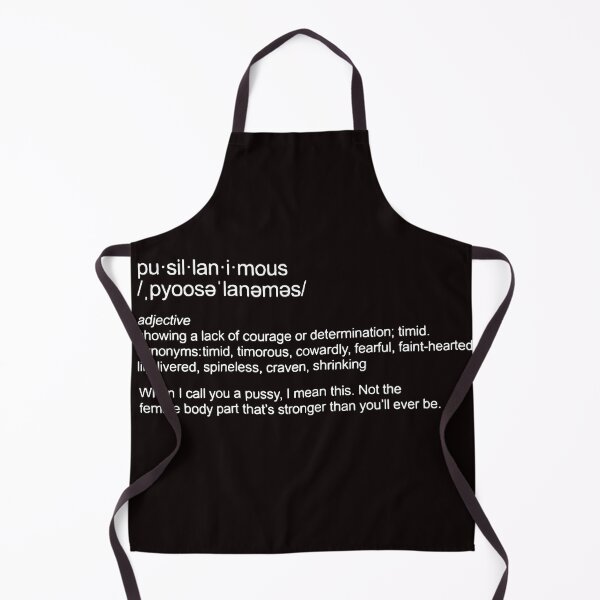 Item preview, Pusillanimous Definition - Pussy Slang Term Dictionary designed and sold by QuriousAlexis.