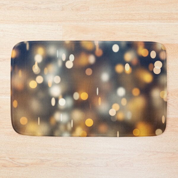 Item preview, Preppy Gold Silver Bokeh Confetti designed and sold by IamTrending.