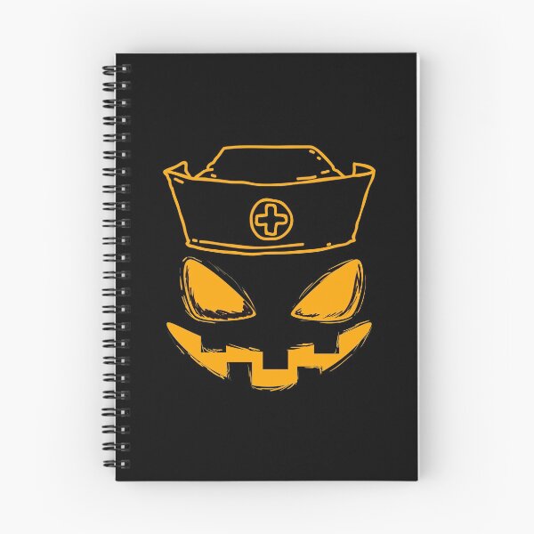 Item preview, Happy Halloween Cardiac Nurse Face With Wide Eyes designed and sold by Gifty-Designs.