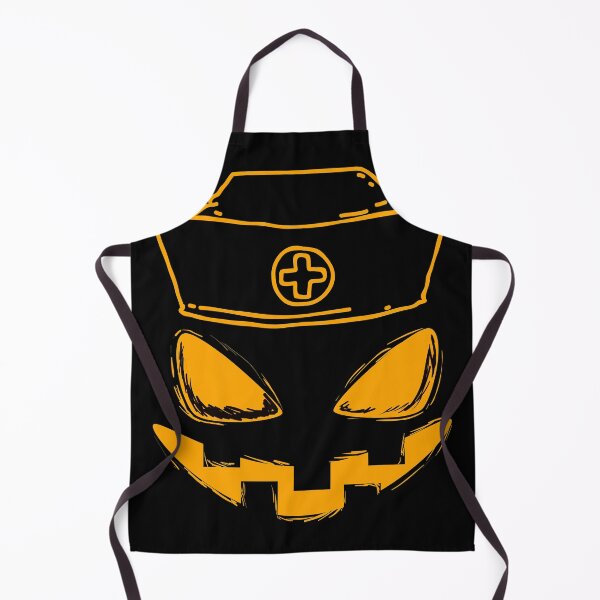 Item preview, Happy Halloween Cardiac Nurse Face With Wide Eyes designed and sold by Gifty-Designs.