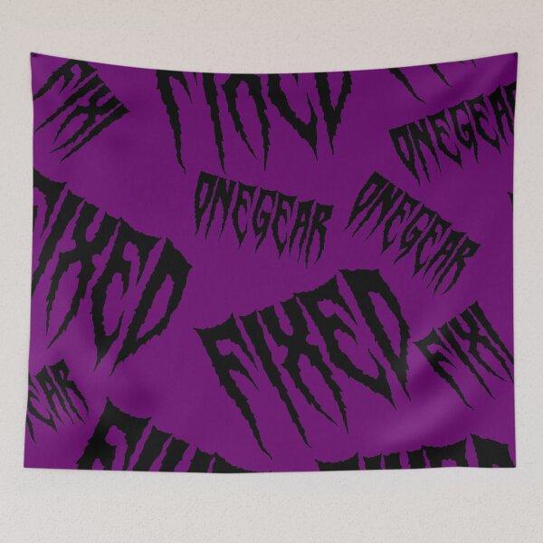 Item preview, Fixi Bikes - Single Speed - Single Speed - Metal Font Pattern designed and sold by emm-j.