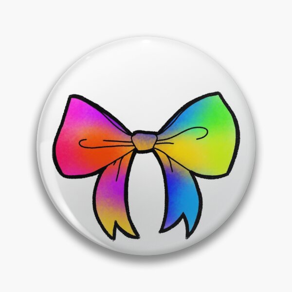 Item preview, Preppy Bow (rainbow) designed and sold by DaniisArts.