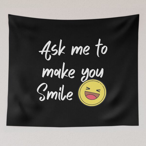 Item preview, Ask Me to Make You Smile - Laugh Emoji designed and sold by kindxinn.