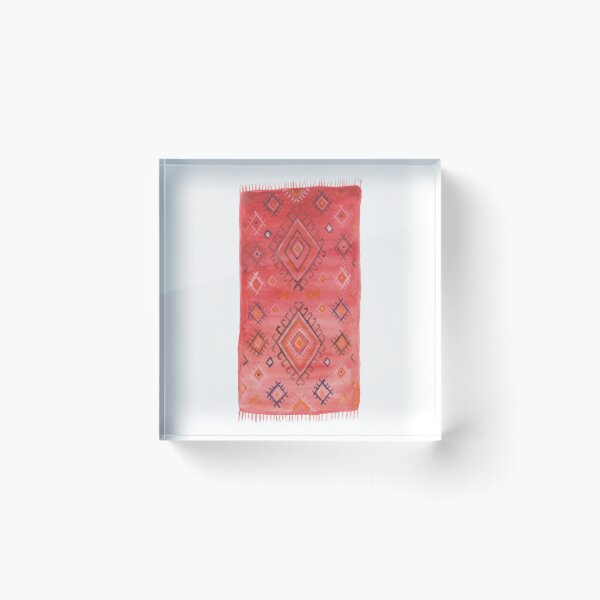 Item preview, Red moroccan rug designed and sold by Carolin Bentbib.