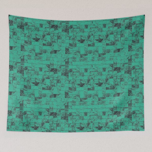 Item preview, Emerald Green Tile Pattern designed and sold by HansBlame.