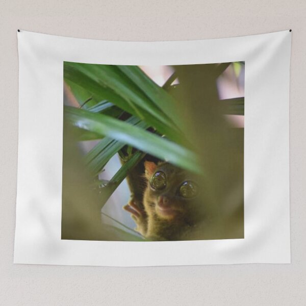 Item preview, Cute Tarsier Hiding designed and sold by Luxxe87.