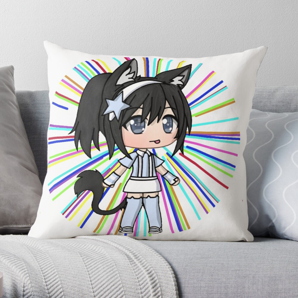 Gacha Life - Cute Gacha Girl - Throw Pillow for Sale by bloamineads