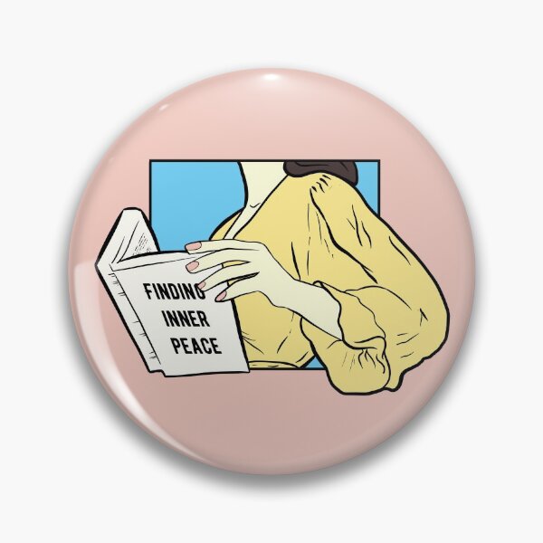 Item preview, Finding Inner Peace - Book Lover - Reading designed and sold by Mindy Bubble.