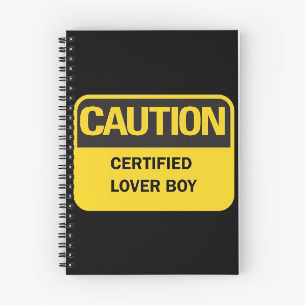 Item preview, Caution! Certified Lover Boy designed and sold by Deegital18.