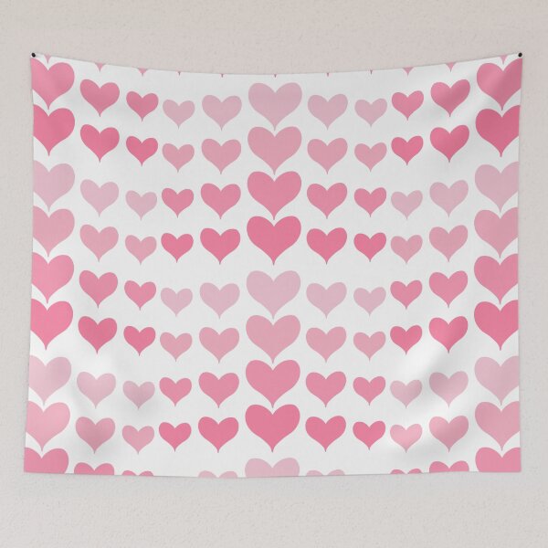 Item preview, Pink Ombre Hearts Pattern designed and sold by CottoVerdi.