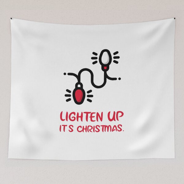 Item preview, LIGHTEN UP ITS CHRISTMAS designed and sold by Ashalcheema.