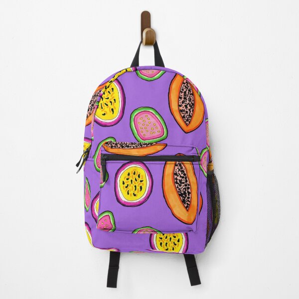 Item preview, Tropical Papaya, Guava and Passion Fruit Pattern designed and sold by Harriet Linton.