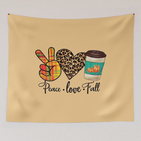 Item preview, Peace Love And Pumpkin Coffee designed and sold by JustCreativity.
