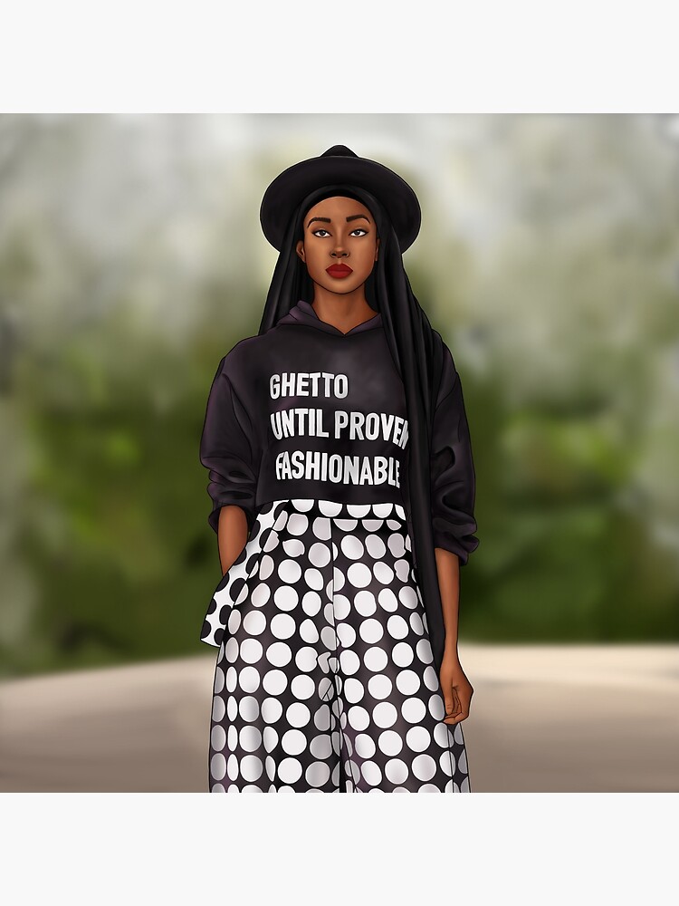 Ghetto until proven fashionable 2025 hoodie