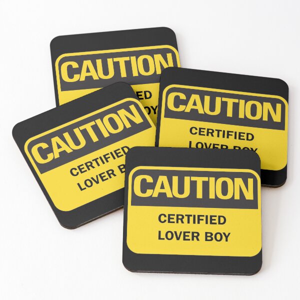 Item preview, Caution! Certified Lover Boy designed and sold by Deegital18.