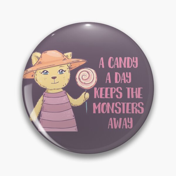 Item preview, A candy a day keeps the monsters away designed and sold by Nesro34.