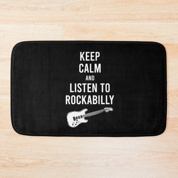 Item preview, Keep Calm and listen to Rockabilly Rock'n Roll Gift designed and sold by rico-09.
