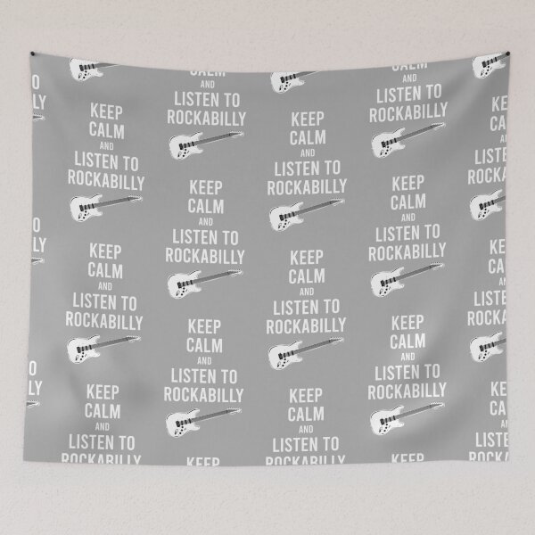 Item preview, Keep Calm and listen to Rockabilly Rock'n Roll Gift designed and sold by rico-09.